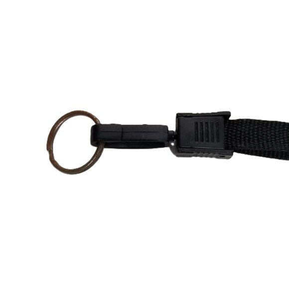 Siemens Branded Lanyards Lot of 6 Black Promotional ID Badge Keychain - Picture 3 of 7